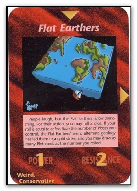 illuminati card flat earth